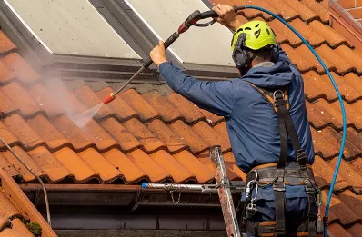 Démoussage et hydrofuge de toiture à Oizon